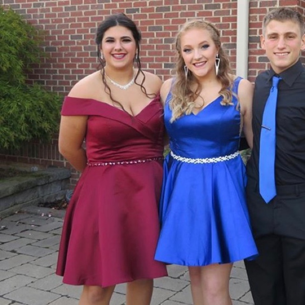 marrón homecoming dress